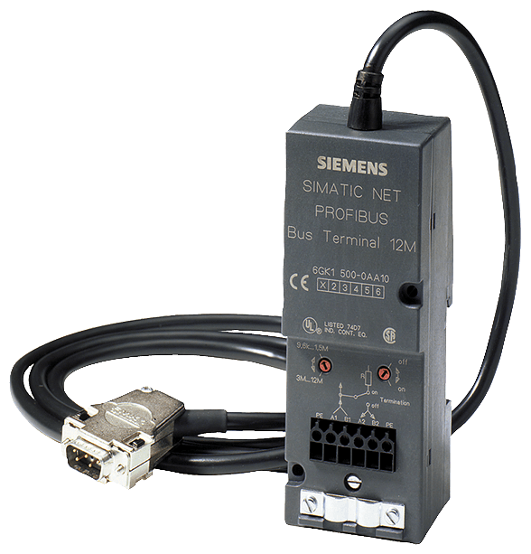 Bus terminal 12M for PROFIBUS by Siemens