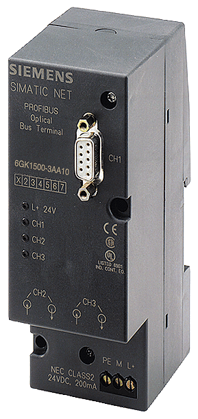 PROFIBUS OBT; opt. bus terminal for connection of a PROFIBUS nodes without integr. opt. interface to the opt. PROFIBUS DP; without Simplex plug. by Siemens
