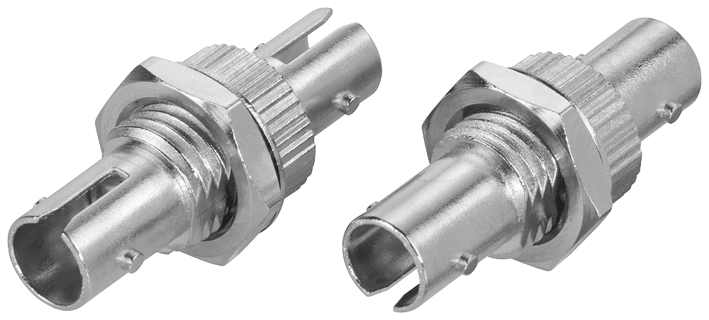 FO BFOC coupler for on-site assembly with multimode and single-mode fiber-optic cables; pack: 10 units. by Siemens