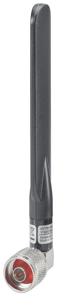 ANT795-4MD IWLAN antenna with omnidirectional Characteristic; including N-Connect male plug with fixed 90° angle; 3/5 dBi; IP65 (-20-+60 °C) by Siemens
