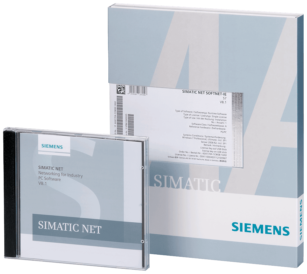 Software DVD PC/Windows V18; 14-day trial license for 1 installation of runtime software by Siemens