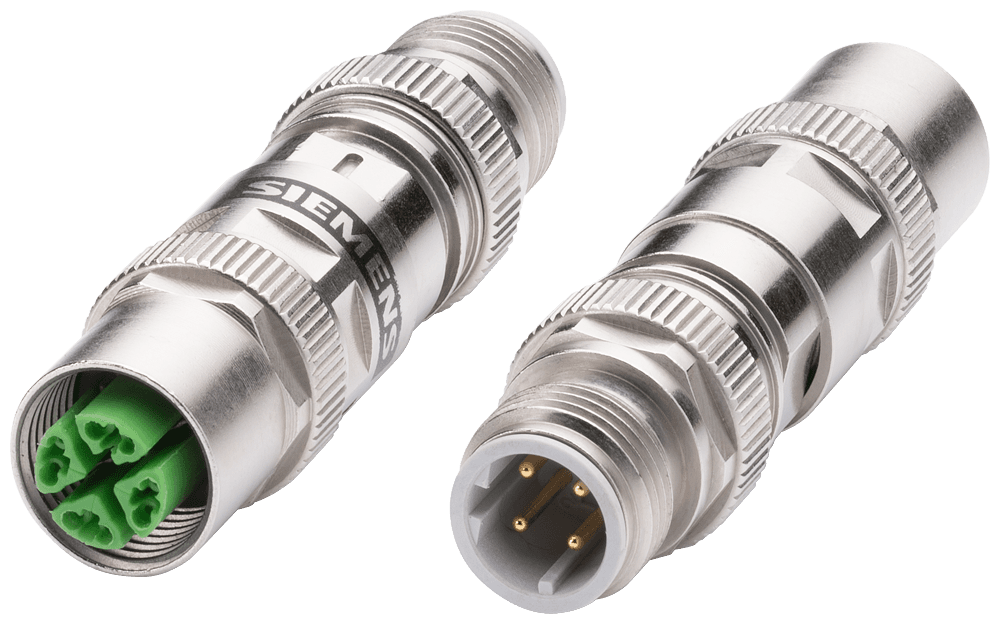 IE adapter M12-D/M12-X; Cat5e; M12 D-encoded pin to M12 X- encoded socket; for easy connection of M12 interfaces with D and X coding; 1 pack = 1 unit by Siemens