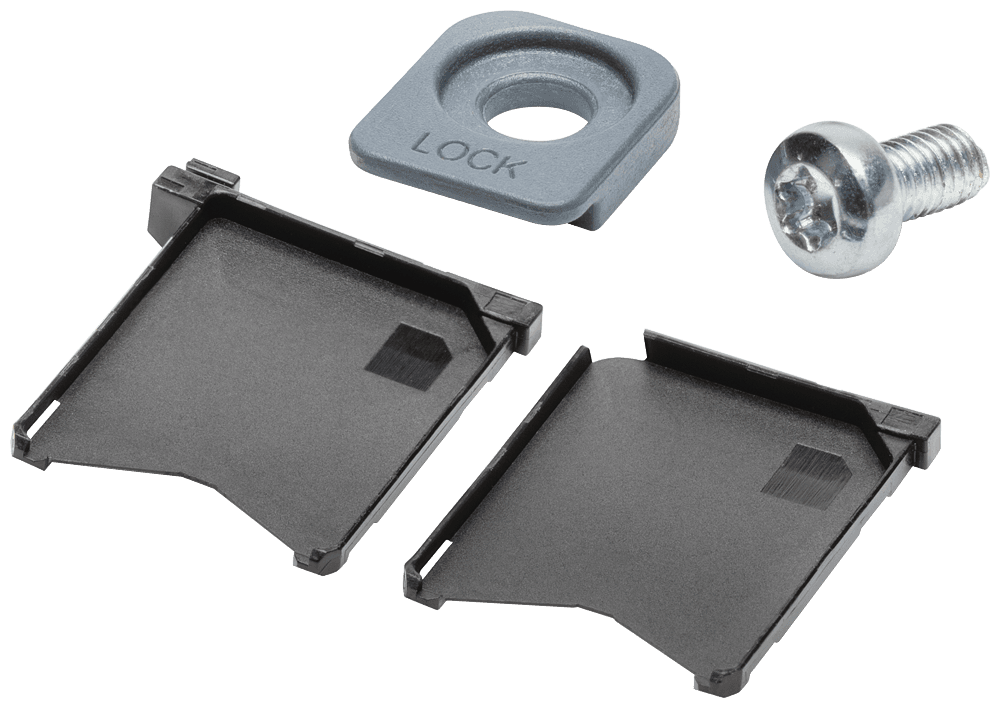 SIM tray for SCALANCE MUM853-1 scope of delivery: 2x micro SIM; 1x flat-head screw; 1x SIM card lock; 1 pack = 2 units; by Siemens