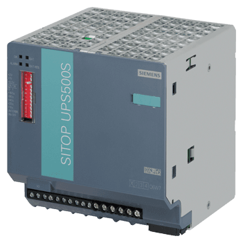 SITOP UPS500S EX maintenance-free uninterruptible power supply with USB interface basic device 5 kWs input: 24 V DC output: 24 V DC/15 A degree of protection IP20 by Siemens