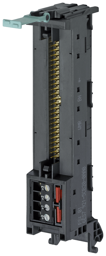 Front connector module with 1x50 pole IDC connector for digital 32 I/O modules of the S7-1500 Potential supply over Screw terminals by Siemens