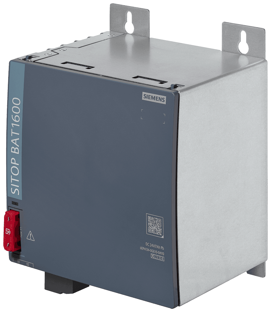 SITOP BAT1600 24 V DC 7 Ah Pb battery module with maintenance- free sealed lead-acid battery for SITOP UPS1600 by Siemens