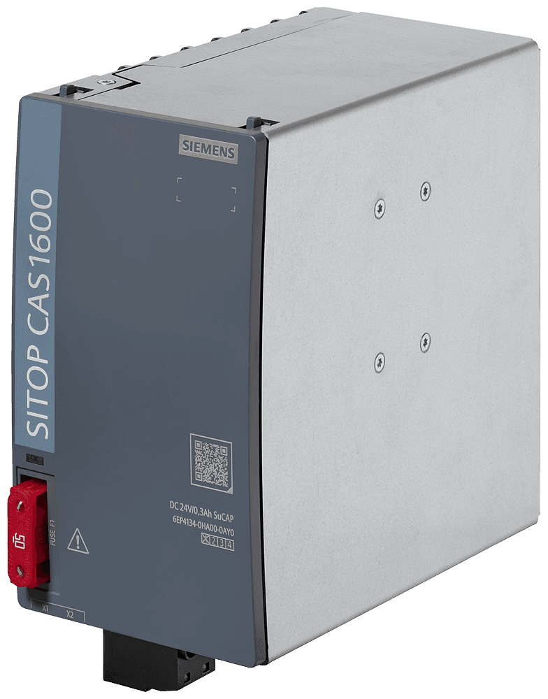 SITOP CAS1600 0.3 Ah 24 V DC 0.3 Ah SuCAP capacitor module with maintenance- free sealed supercapacitors for SITOP UPS1600 by Siemens