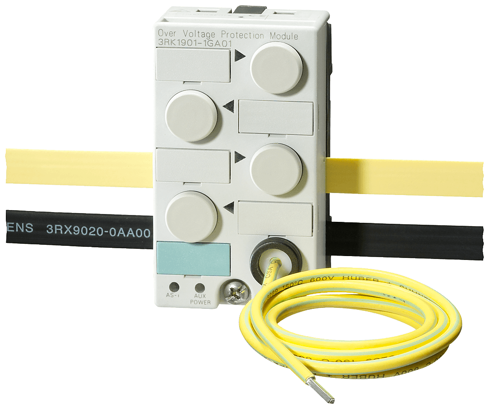 AS-i overvoltage protection module IP67 by Siemens