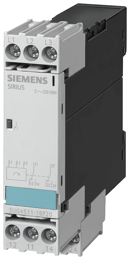 !!! product phase-out !!! the preferred successor is 3UG5511-1AR20 phase sequence monitoring 3 x 160...260 V by Siemens