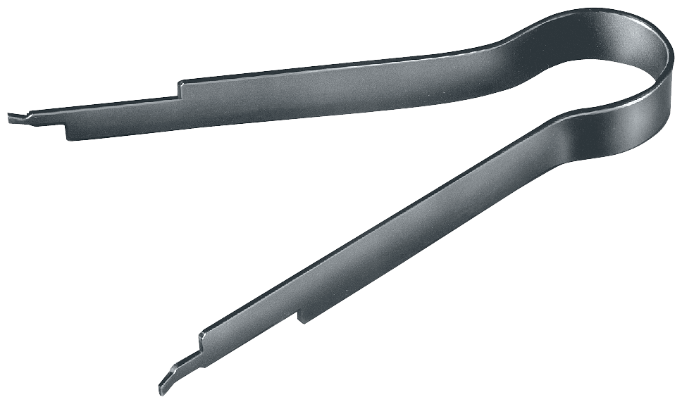 Disassembling tool for holder and lampholder with holder by Siemens