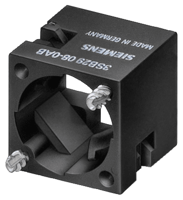 Holder for contact blocks and lampholder by Siemens