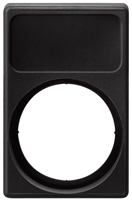 Label holder for labeling plate by Siemens