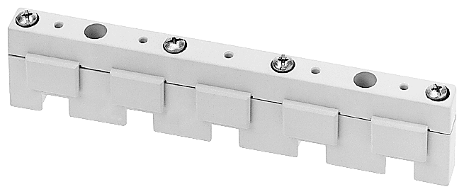Busbar support for 5 busbars 12x 5 mm 250 A or 2x12x 5 mm 355 A by Siemens