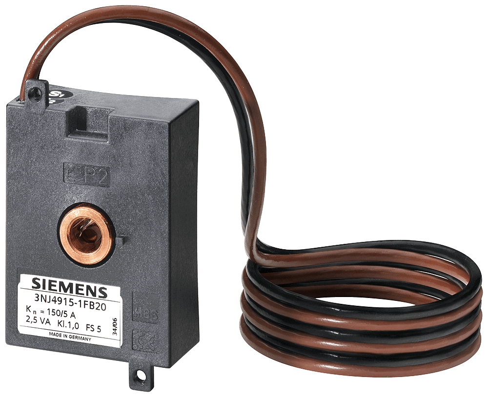 Accessory for strips 3NJ41 In-line fuse switch disconnectors Sz. NH00 Current transformers can be integrated 100/1 A by Siemens