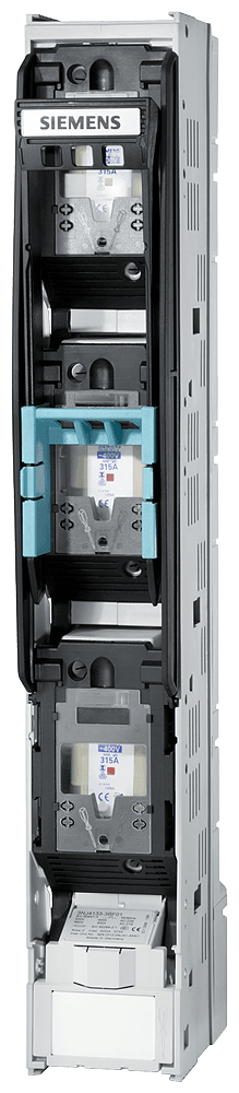 In-line fuse switch disconnector 3-pole selectable by Siemens