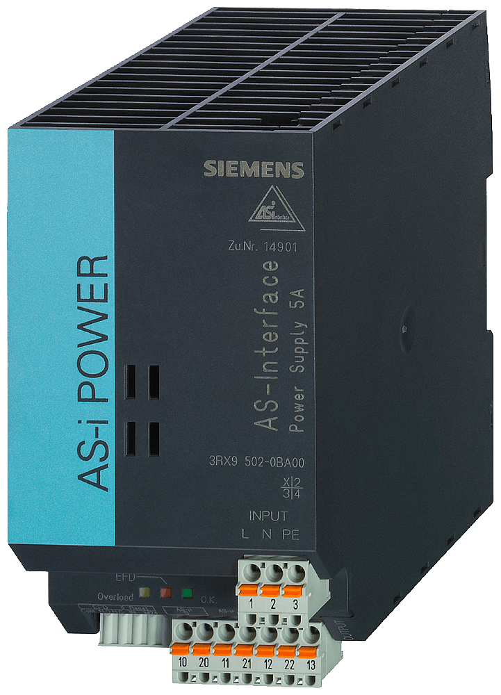AS-i Power 5A 120 V/230 V AC AS-Interface power supply unit by Siemens