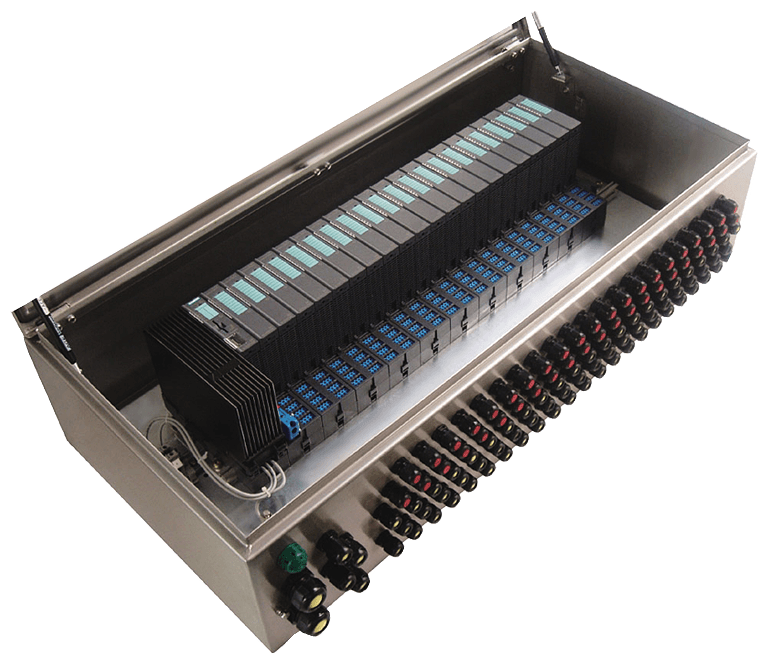 Ex enclosure made of stainless steel by Siemens