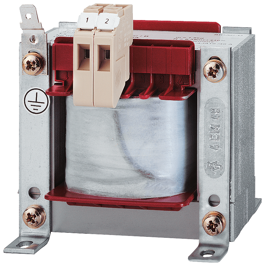 line commutating reactor for rectifier; phases: 1; Un1(V): 230; Ithmax 1(A) / F1(Hz): 5 /50; I LN (A): 4.5; UK(%): 4; LN(MH): 5.6; temperature rise/insulation class: 40 /B; IP00; connection: screw/flat-type connection; EN 61558-2-20 >reactor< by Siemens