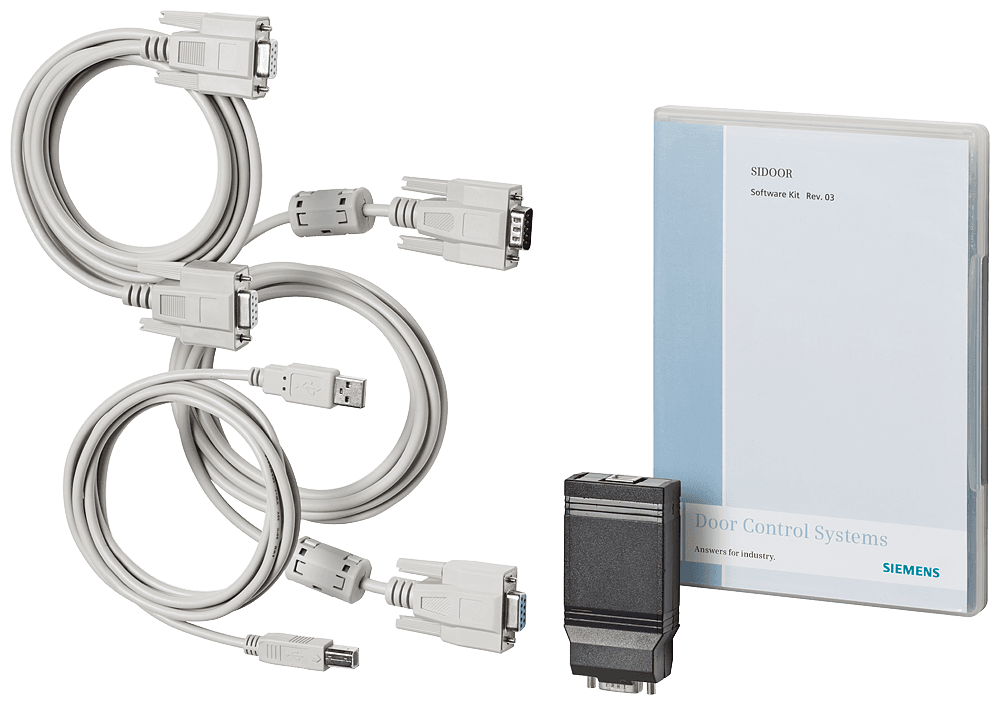 SIDOOR software kit consisting of SIDOOR user software with travel curve editor and oscilloscope function by Siemens