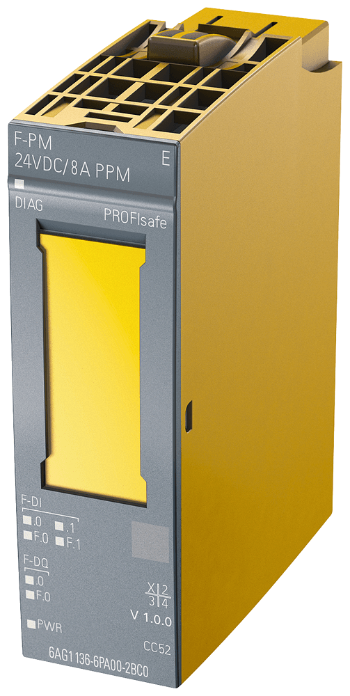 SIPLUS ET 200SP F-PM-E 24VDC/8A PPM based on 6ES7136-6PA00-0BC0 with conformal coating by Siemens