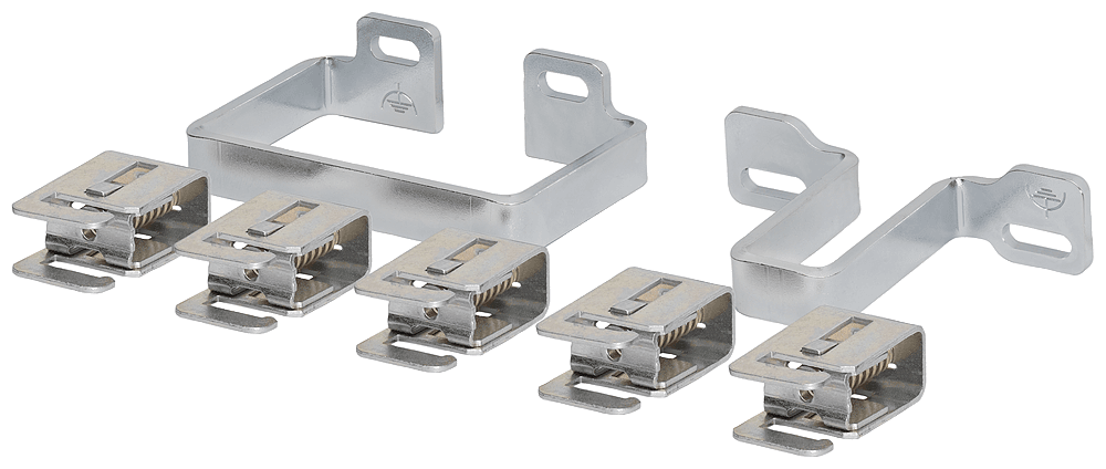 SIPLUS CMS1200 SM1281 "Shield bracket set;" for the EMC-compliant connection of cables to the SM1281 Packing unit with 2 units by Siemens