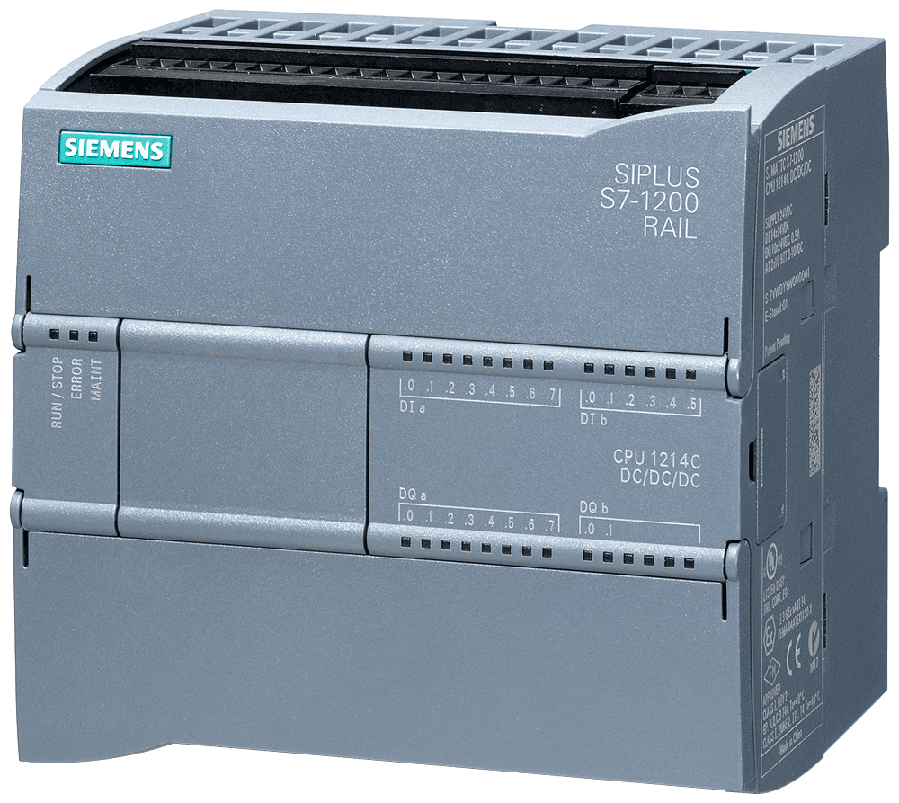 SIPLUS S7-1200 CPU 1214C DC/DC/DC based on 6ES7214-1AG40-0XB0 with conformal coating by Siemens