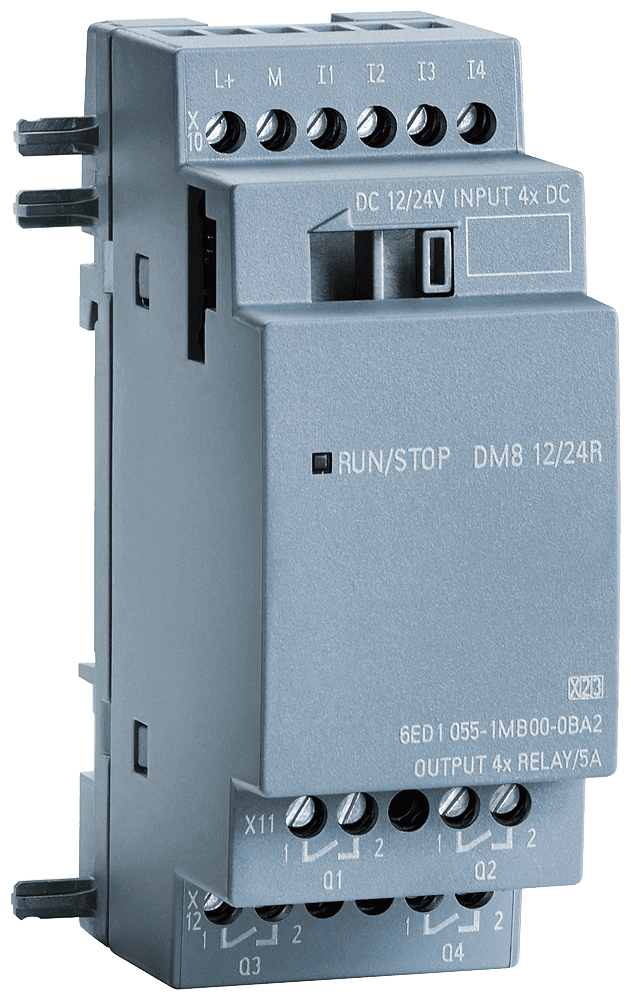 SIPLUS LOGO! DM8 12/24R based on 6ED1055-1MB00-0BA2 with conformal coating by Siemens