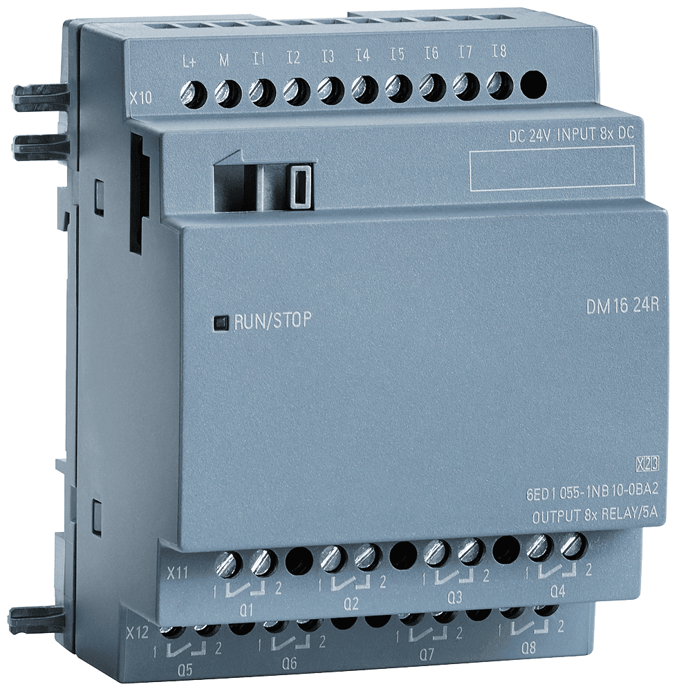 SIPLUS LOGO! DM16 24R based on 6ED1055-1NB10-0BA2 with conformal coating by Siemens
