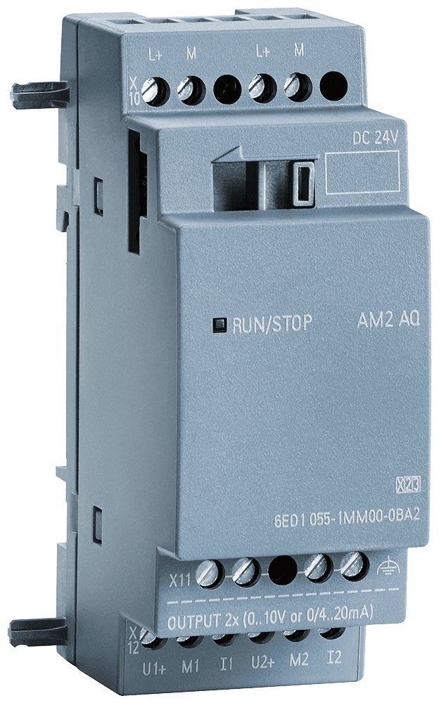 SIPLUS LOGO! AM2 AQ based on 6ED1055-1MM00-0BA2 with conformal coating by Siemens