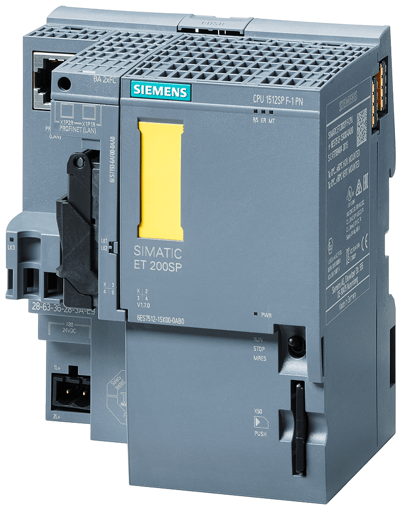 SIPLUS ET 200SP CPU 1512SP F-1 PN based on 6ES7512-1SK01-0AB0 with conformal coating by Siemens