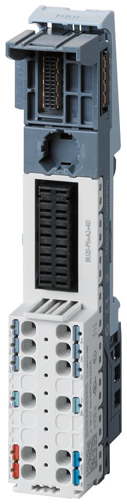 SIPLUS ET 200SP BU20-P6+A2+4D based on 6ES7193-6BP20-0DC0 with conformal coating by Siemens