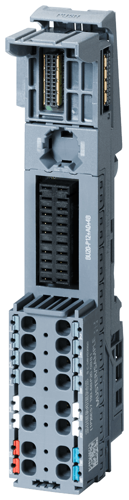 SIPLUS ET 200SP BU20-P12+A0+4B TYP B1 based on 6ES7193-6BP20-0BB1 with conformal coating by Siemens