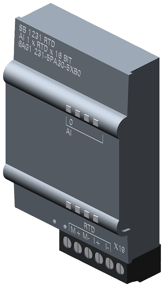 SIPLUS S7-1200 SB 1231 1AI RTD based on 6ES7231-5PA30-0XB0 with conformal coating by Siemens