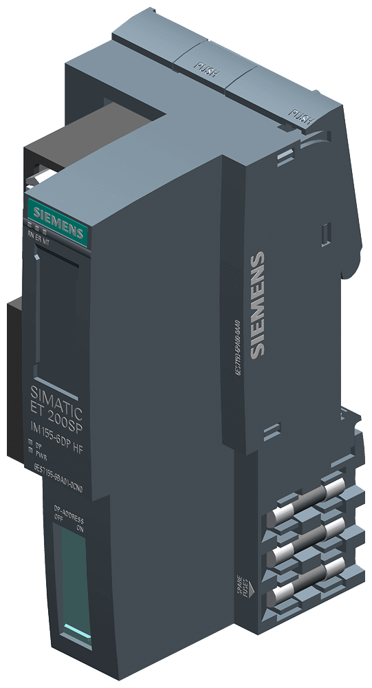 SIPLUS ET 200SP IM155-6DP HF based on 6ES7155-6BA01-0CN0 with conformal coating by Siemens