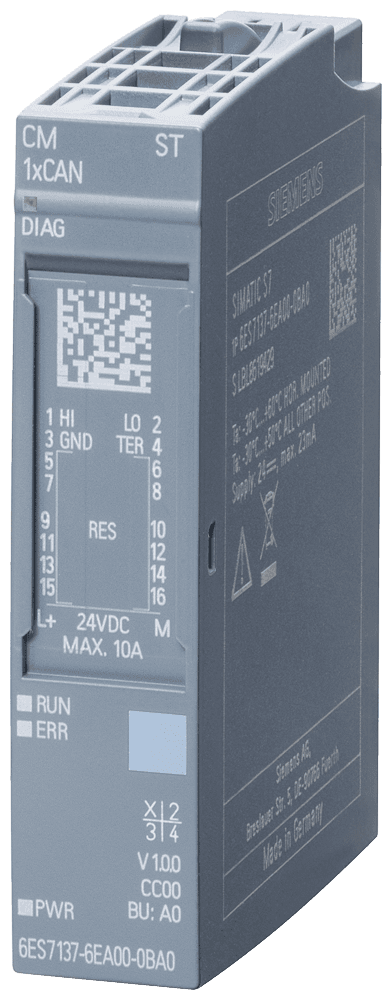 SIPLUS ET 200SP CM CAN based on 6ES7137-6EA00-0BA0 with conformal coating by Siemens