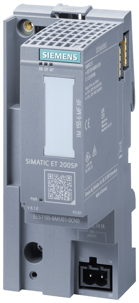 SIPLUS ET 200SP IM155-6 MF HF based on 6ES7155-6MU01-0CN0 with conformal coating -40...+60 °C multi-fieldbus interface module PN IO by Siemens