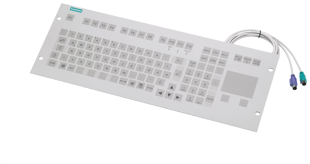 PS2 keyboard 19" by Siemens