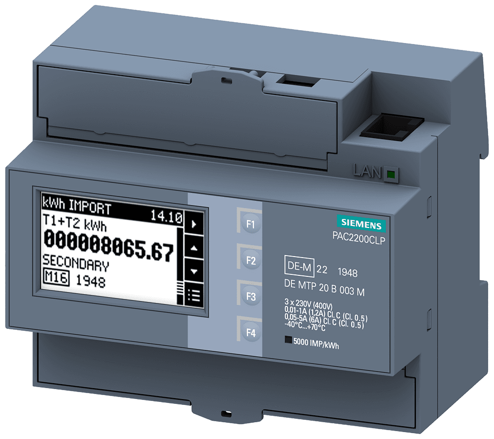 SENTRON 7KM measuring device PAC2200 CLP by Siemens