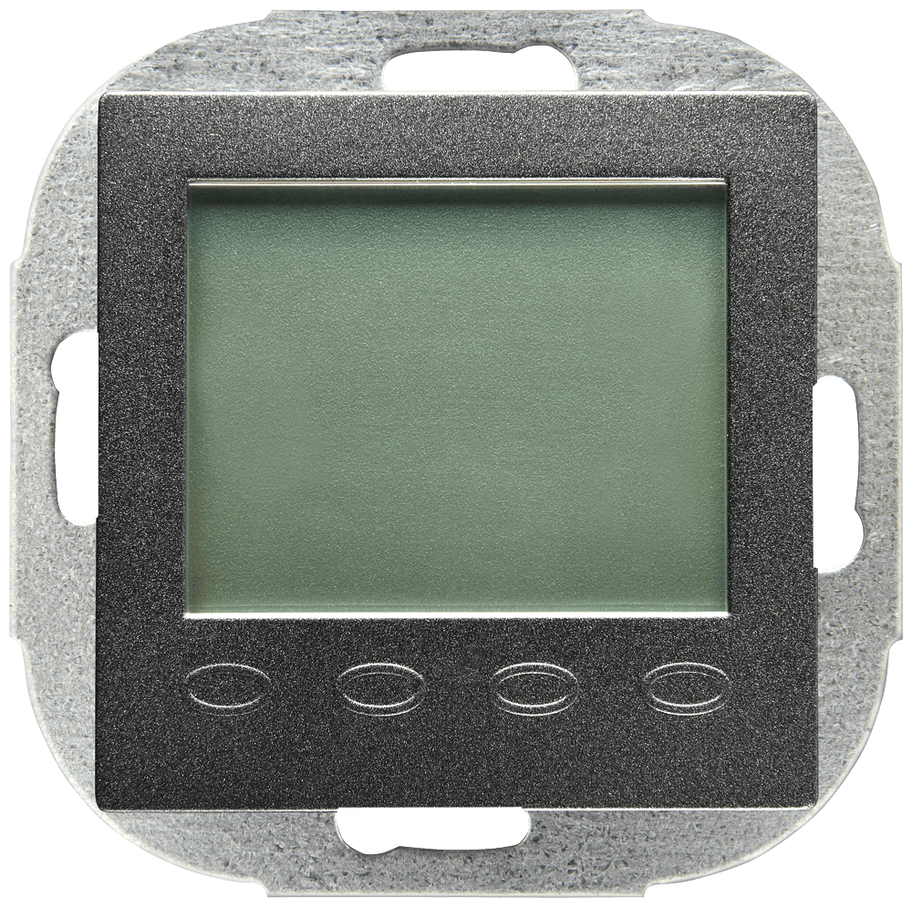 DELTA I-system ROOM TEMPERATURE CONTROLLER PROGRAMMABLE CARBON METALLIC by Siemens