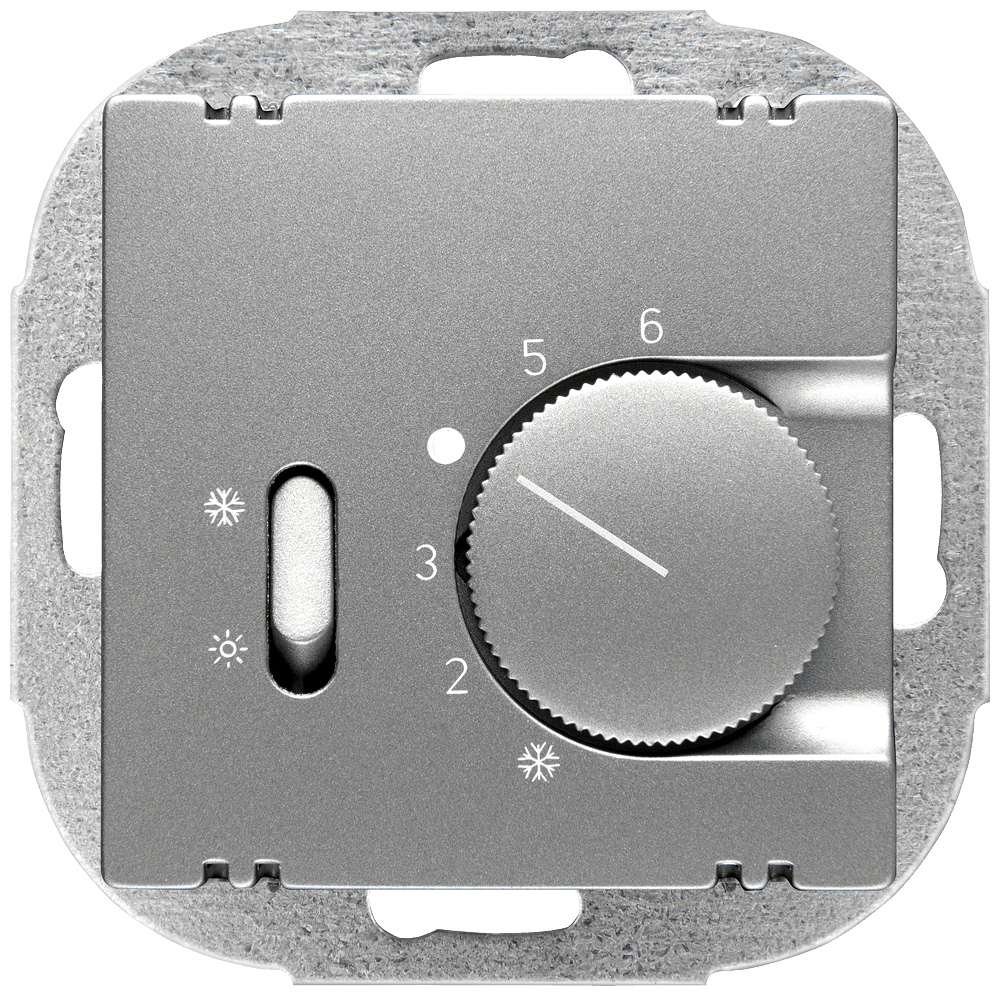 DELTA I-system ROOM TEMPERATURE CONTROLLER ALUMINIUMMETALLIC by Siemens