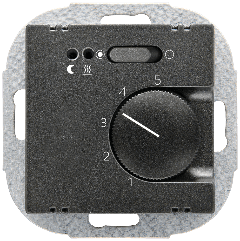 DELTA I-system ROOM TEMPERATURE CONTROLLER FOR UNDERFLOOR HEATING CARBON METALLIC by Siemens