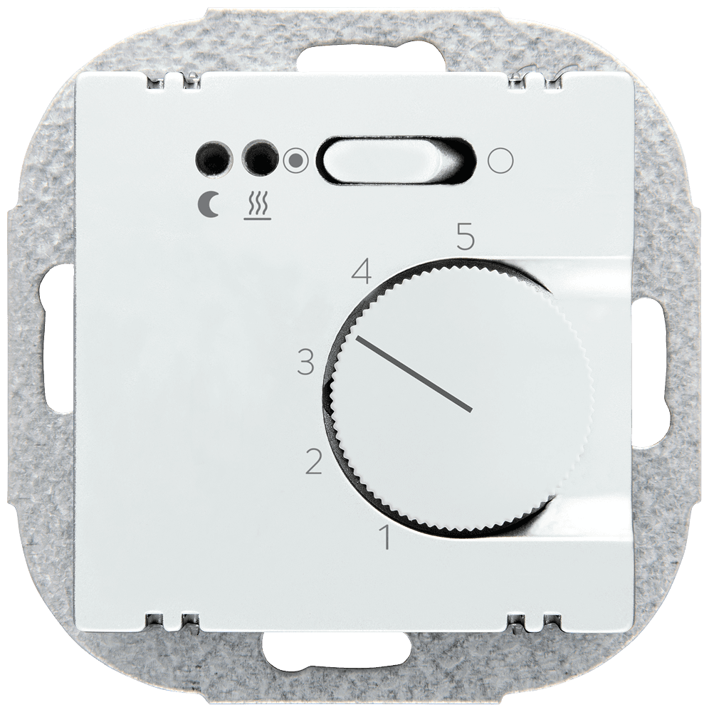 DELTA I-system ROOM TEMPERATURE CONTROLLER FOR UNDERFLOOR HEATING POLAR WHITE by Siemens