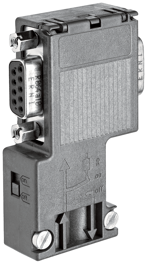 SIPLUS DP PROFIBUS plug with R - with PG - 90 degrees based on 6ES7972-0BB12-0XA0 with conformal coating by Siemens