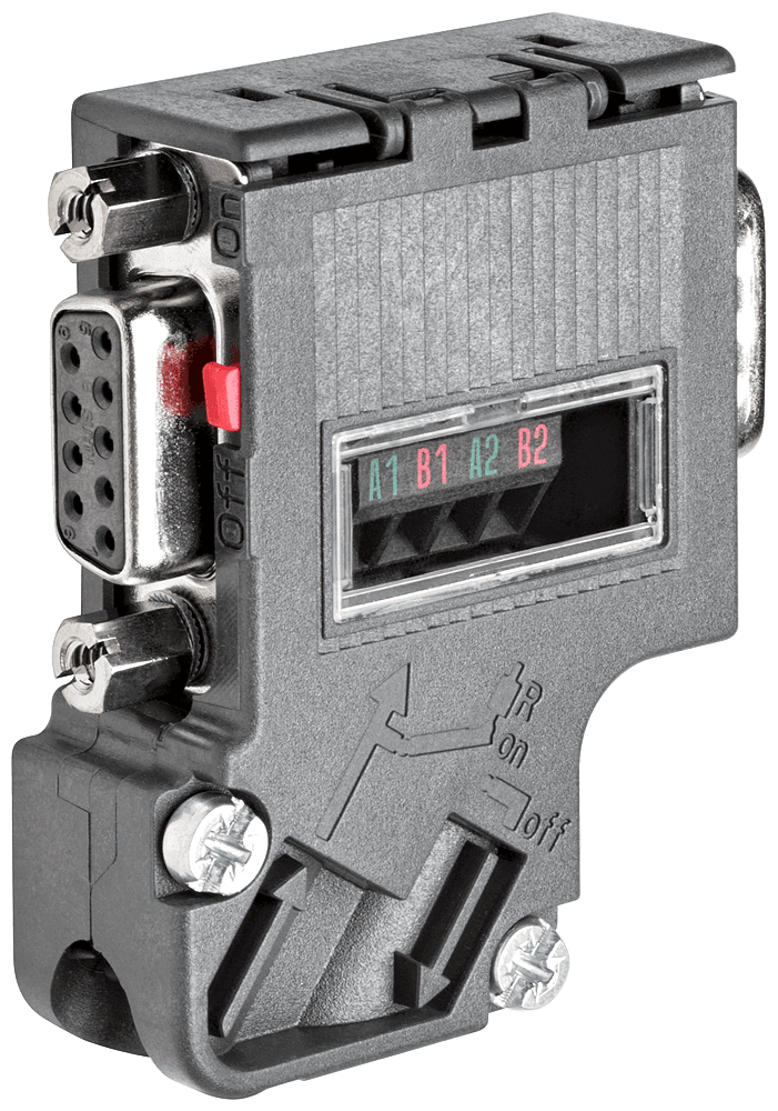 SIPLUS DP PROFIBUS plug with R - with PG - inclined based on 6ES7972-0BB42-0XA0 with conformal coating by Siemens
