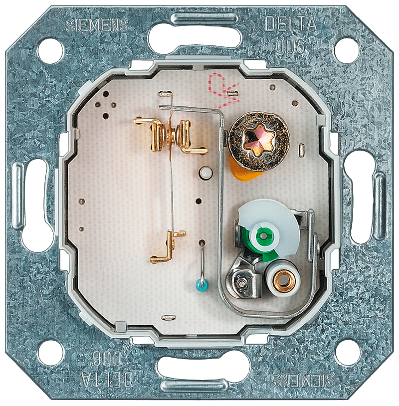 Room temperature controller Device insert change-over contact by Siemens