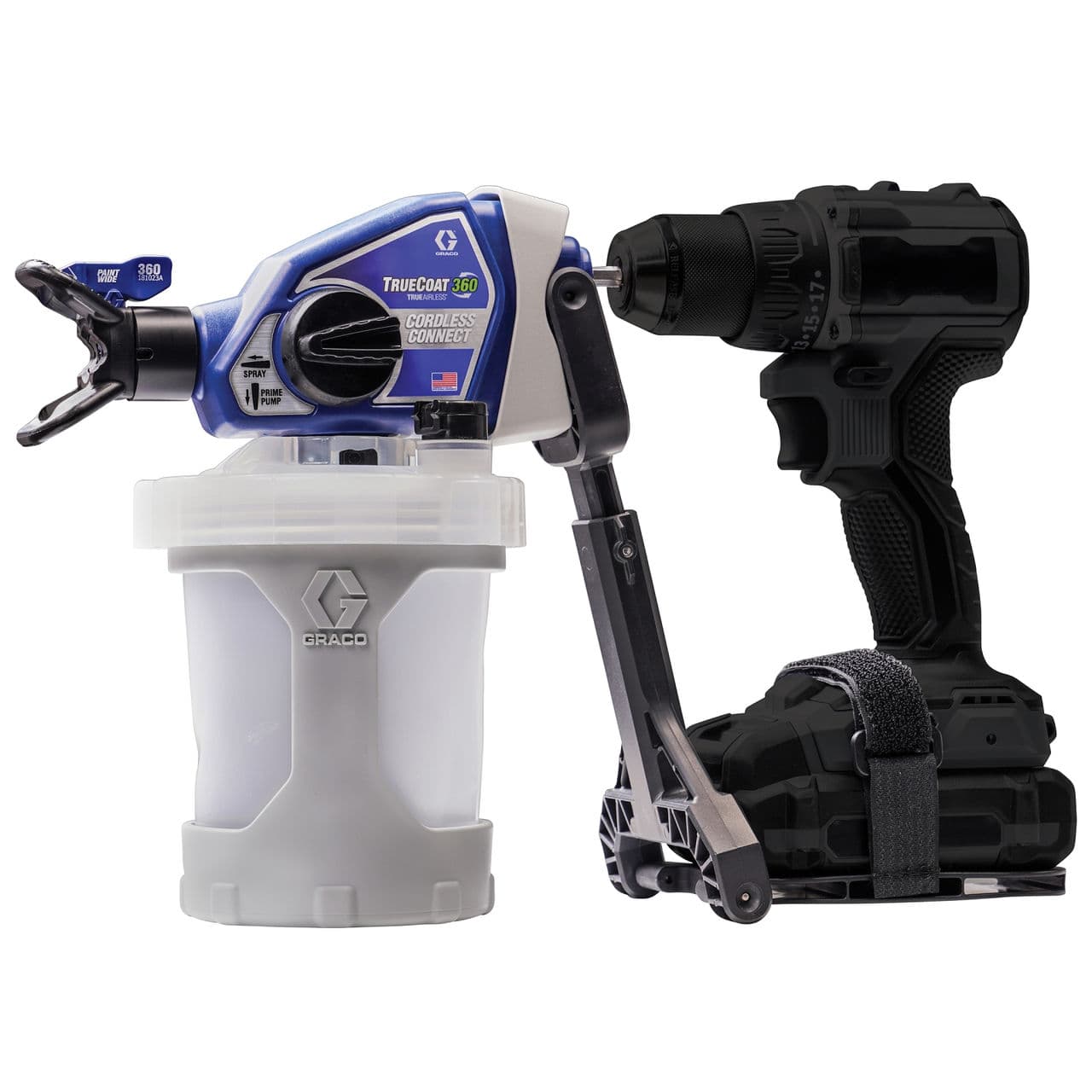 TrueCoat 360 Cordless Connect Drill Sprayer by Graco